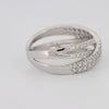 Crossover diamond ring - ZIZOV DIAMONDS