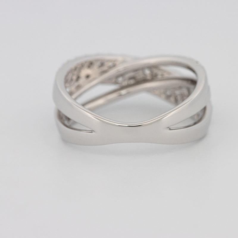 Crossover diamond ring - ZIZOV DIAMONDS