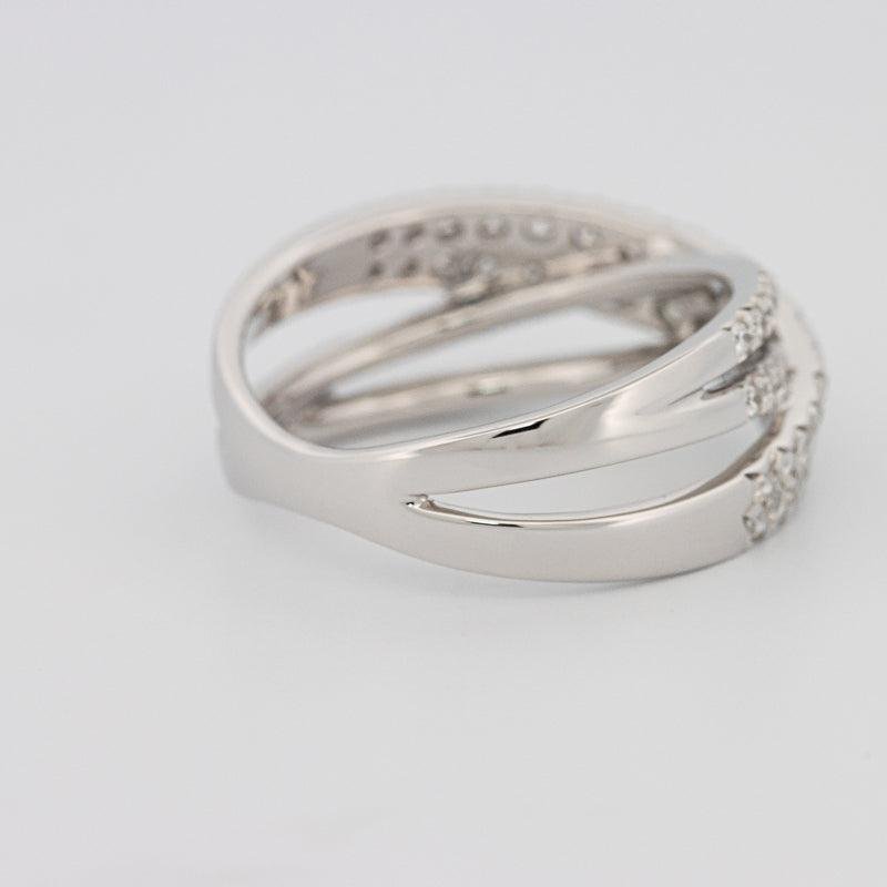 Crossover diamond ring - ZIZOV DIAMONDS