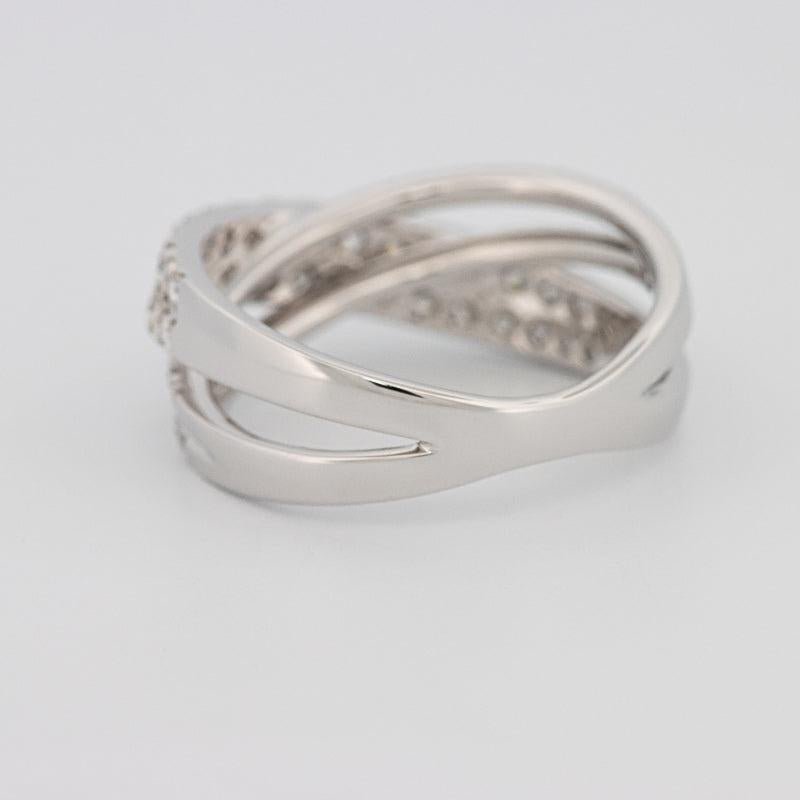 Crossover diamond ring - ZIZOV DIAMONDS