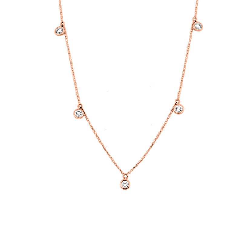 "Cutie" Dot Necklace (medium) - ZIZOV DIAMONDS