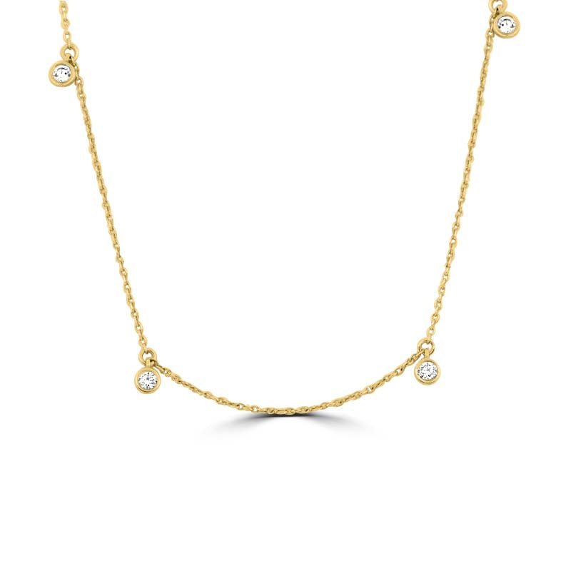 "Cutie" Dot Necklace (small) - ZIZOV DIAMONDS