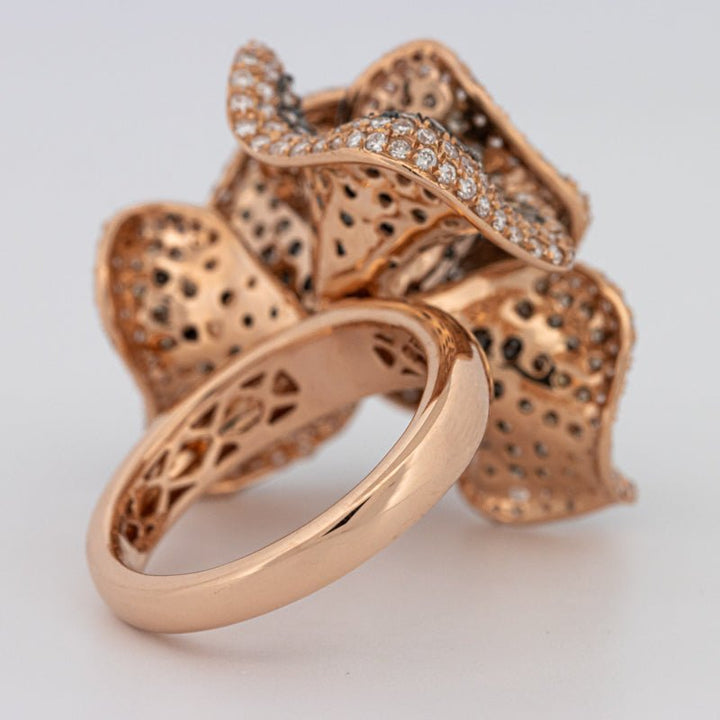 "Dahlia" Flower Ring - ZIZOV DIAMONDS