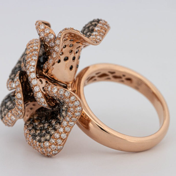 "Dahlia" Flower Ring - ZIZOV DIAMONDS