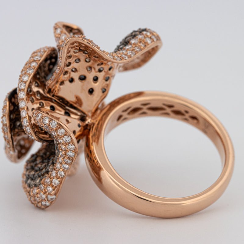 "Dahlia" Flower Ring - ZIZOV DIAMONDS