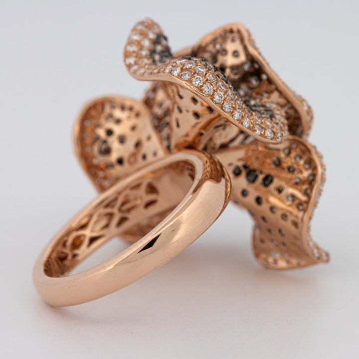 "Dahlia" Flower Ring - ZIZOV DIAMONDS