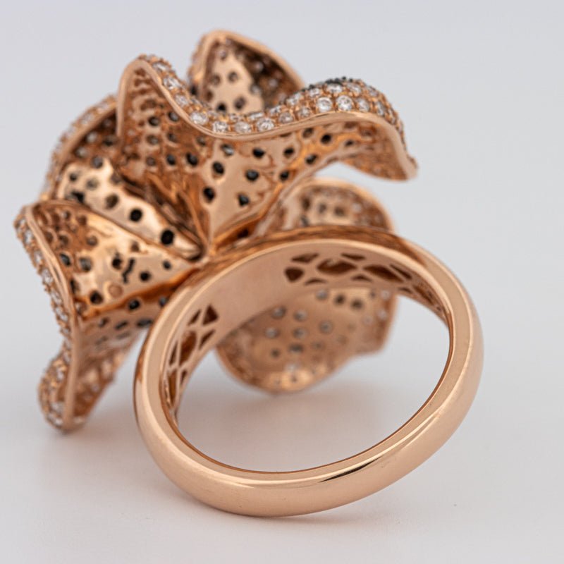 "Dahlia" Flower Ring - ZIZOV DIAMONDS