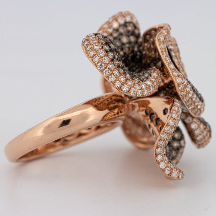 "Dahlia" Flower Ring - ZIZOV DIAMONDS