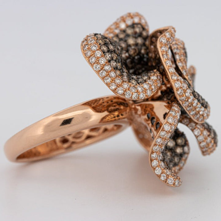 "Dahlia" Flower Ring - ZIZOV DIAMONDS