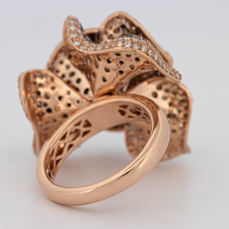 "Dahlia" Flower Ring - ZIZOV DIAMONDS