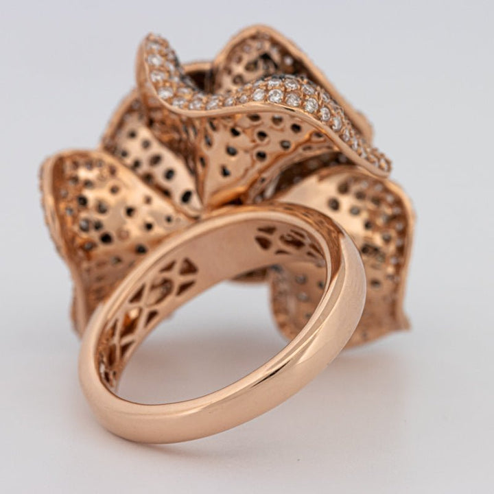 "Dahlia" Flower Ring - ZIZOV DIAMONDS