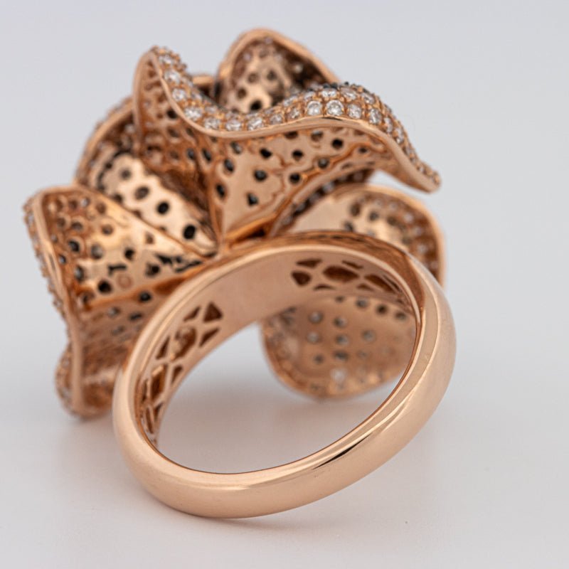 "Dahlia" Flower Ring - ZIZOV DIAMONDS