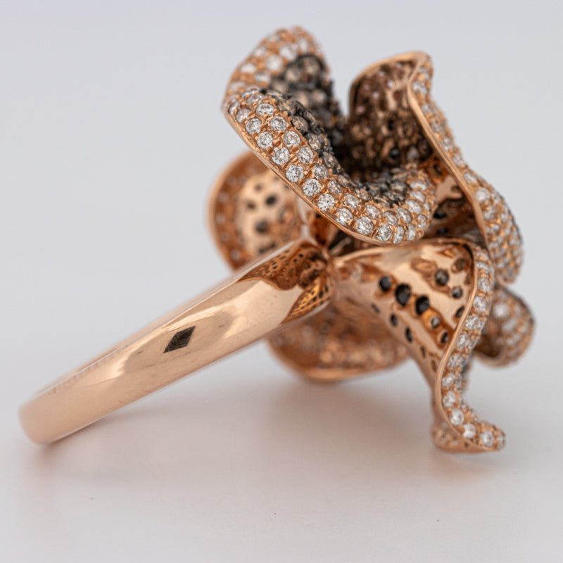 "Dahlia" Flower Ring - ZIZOV DIAMONDS