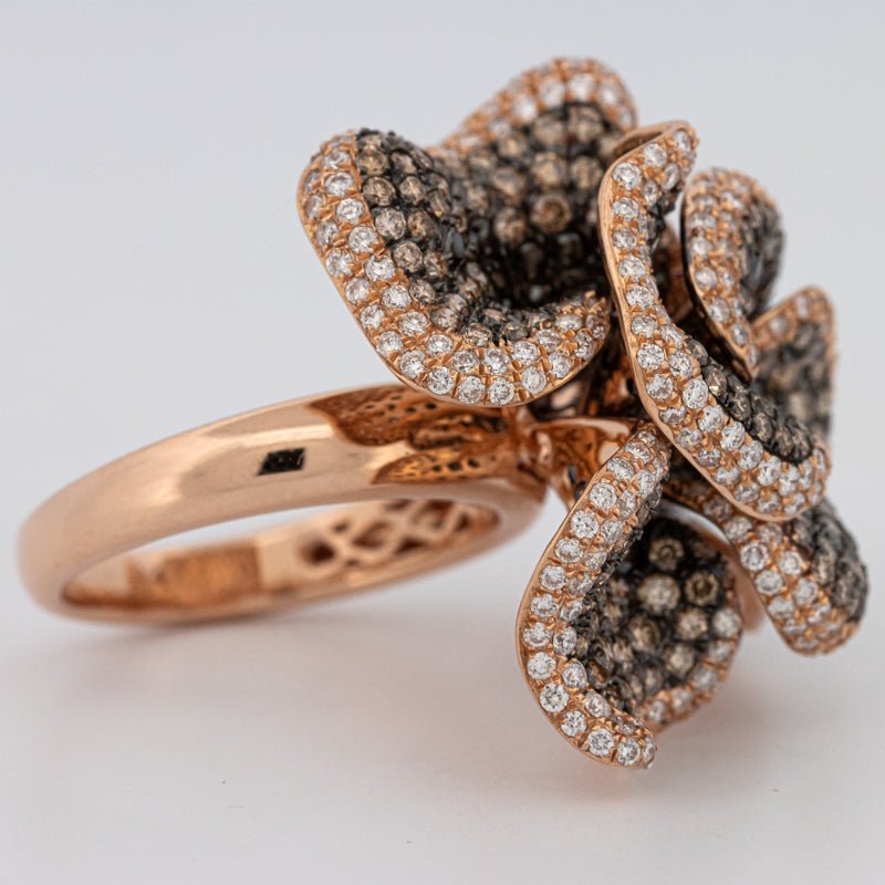 "Dahlia" Flower Ring - ZIZOV DIAMONDS