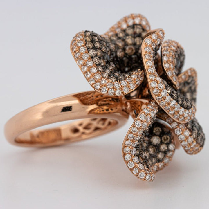 "Dahlia" Flower Ring - ZIZOV DIAMONDS
