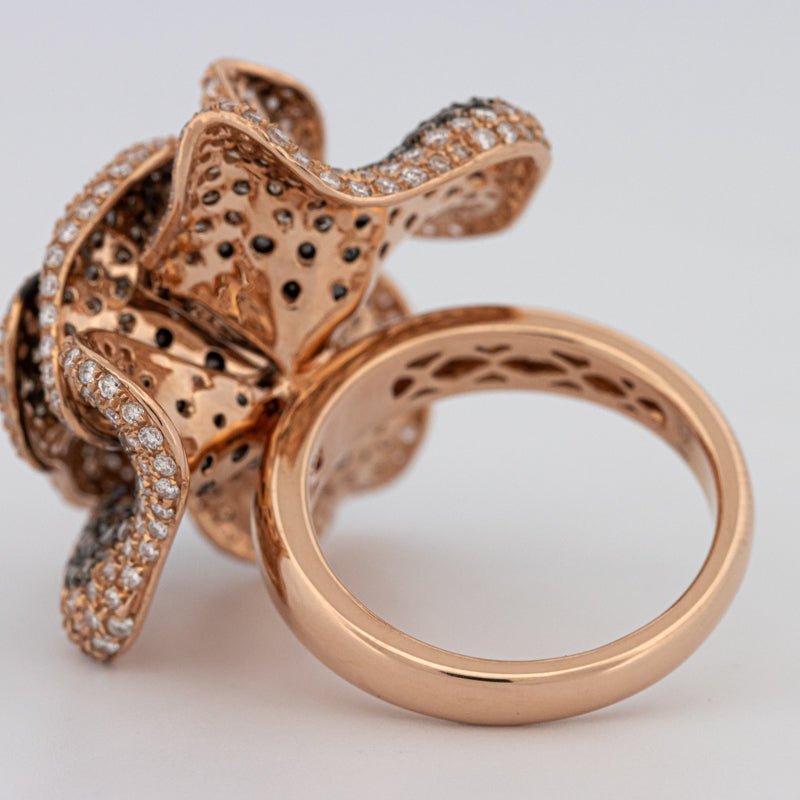 "Dahlia" Flower Ring - ZIZOV DIAMONDS