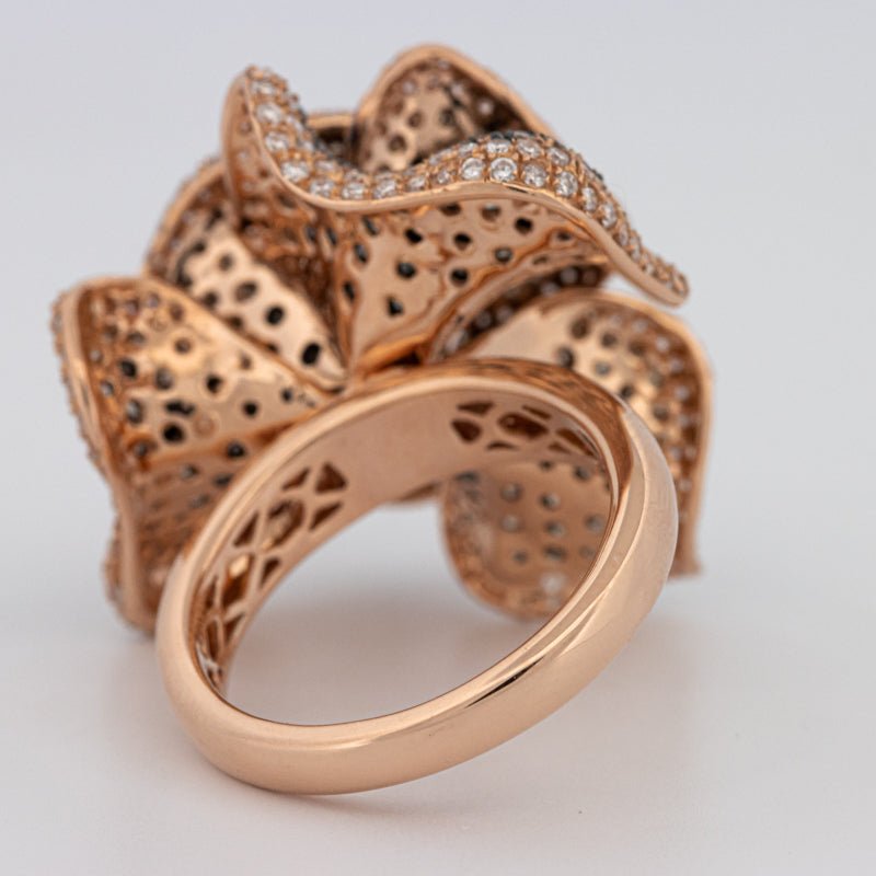 "Dahlia" Flower Ring - ZIZOV DIAMONDS