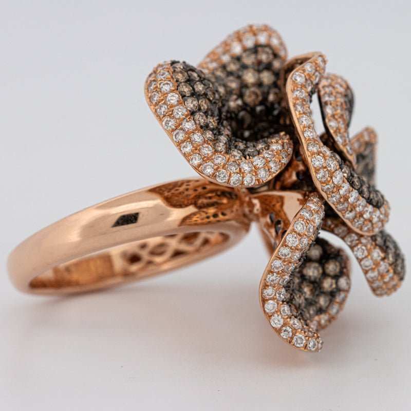 "Dahlia" Flower Ring - ZIZOV DIAMONDS