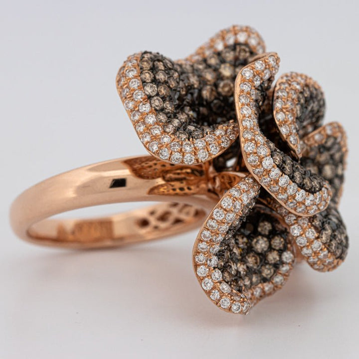 "Dahlia" Flower Ring - ZIZOV DIAMONDS