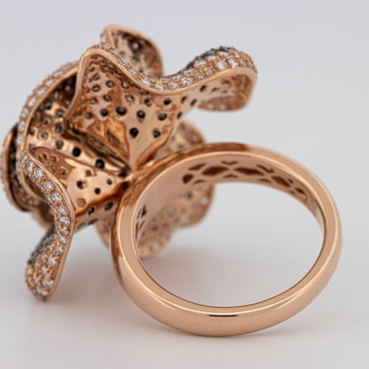 "Dahlia" Flower Ring - ZIZOV DIAMONDS