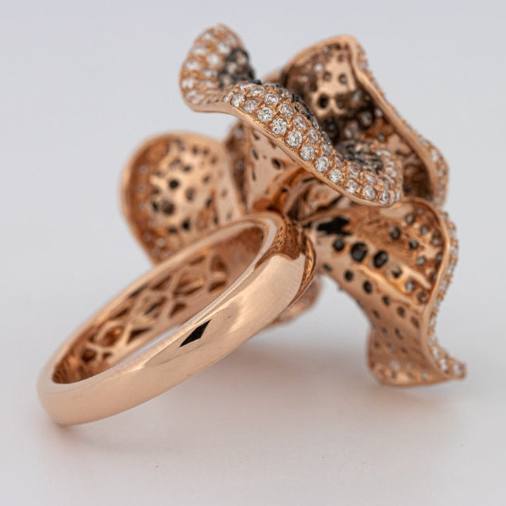 "Dahlia" Flower Ring - ZIZOV DIAMONDS