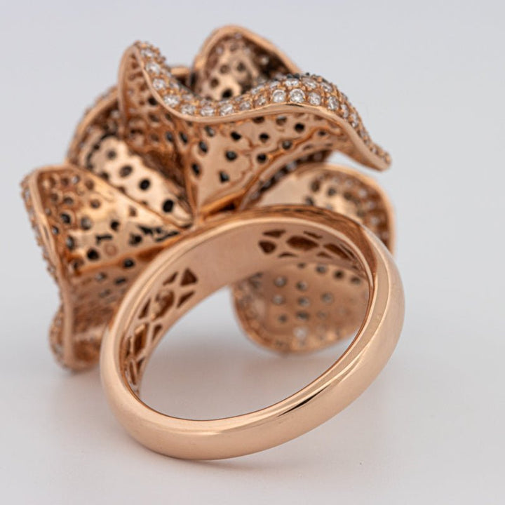 "Dahlia" Flower Ring - ZIZOV DIAMONDS