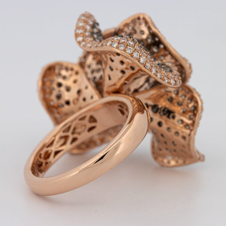 "Dahlia" Flower Ring - ZIZOV DIAMONDS