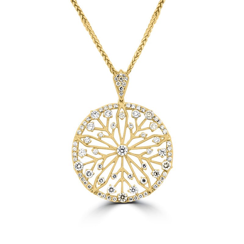 Diamond Flakes Pendant - ZIZOV DIAMONDS