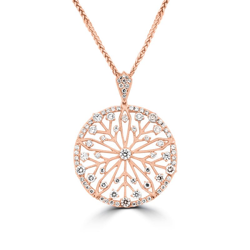 Diamond Flakes Pendant - ZIZOV DIAMONDS
