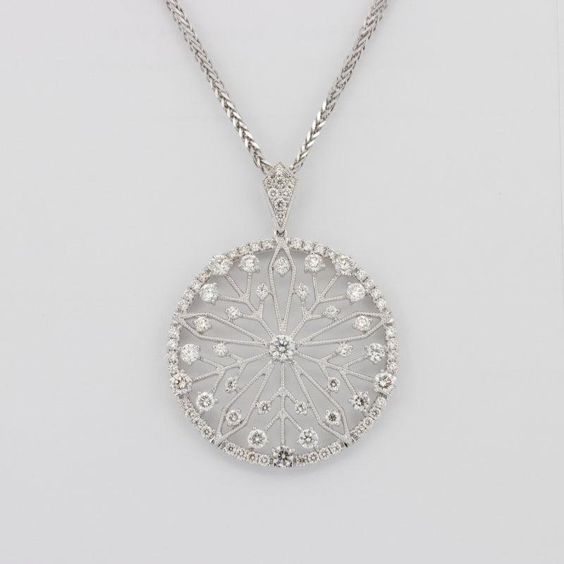 Diamond Flakes Pendant - ZIZOV DIAMONDS