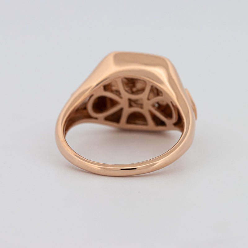 Diamond Initial "G" Signet Ring - ZIZOV DIAMONDS