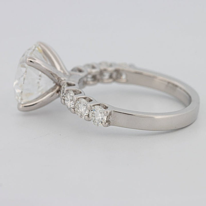 "Eydís" Solitaire Pavé (LG) - ZIZOV DIAMONDS