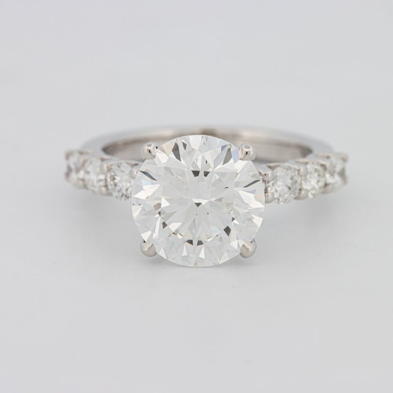 "Eydís" Solitaire Pavé (LG) - ZIZOV DIAMONDS