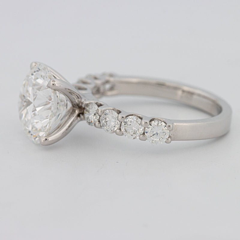 "Eydís" Solitaire Pavé (LG) - ZIZOV DIAMONDS