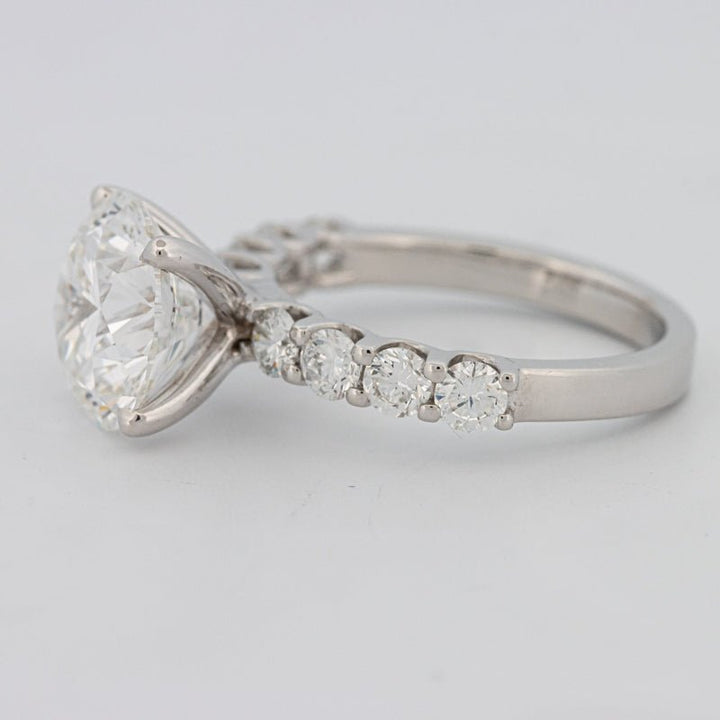 "Eydís" Solitaire Pavé (LG) - ZIZOV DIAMONDS