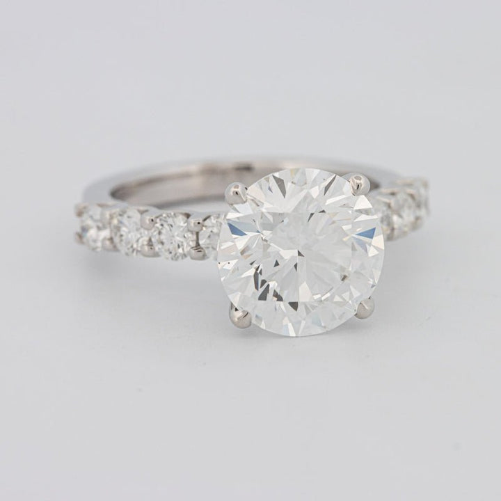 "Eydís" Solitaire Pavé (LG) - ZIZOV DIAMONDS