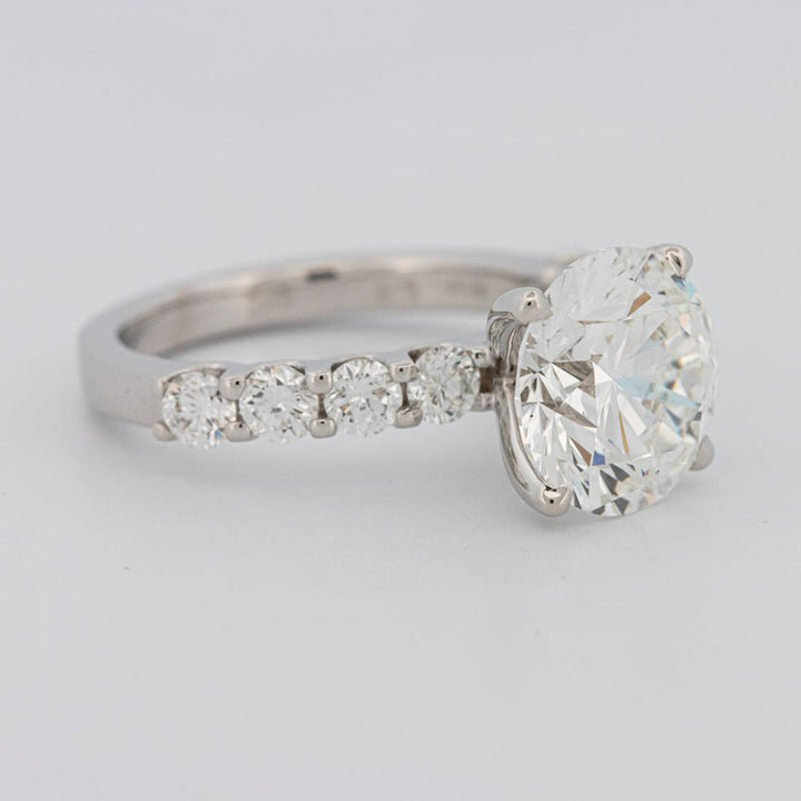 "Eydís" Solitaire Pavé (LG) - ZIZOV DIAMONDS