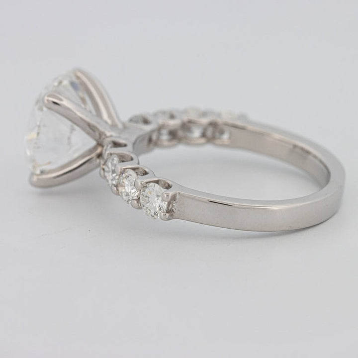 "Eydís" Solitaire Pavé (LG) - ZIZOV DIAMONDS