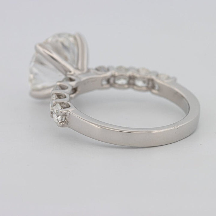 "Eydís" Solitaire Pavé (LG) - ZIZOV DIAMONDS