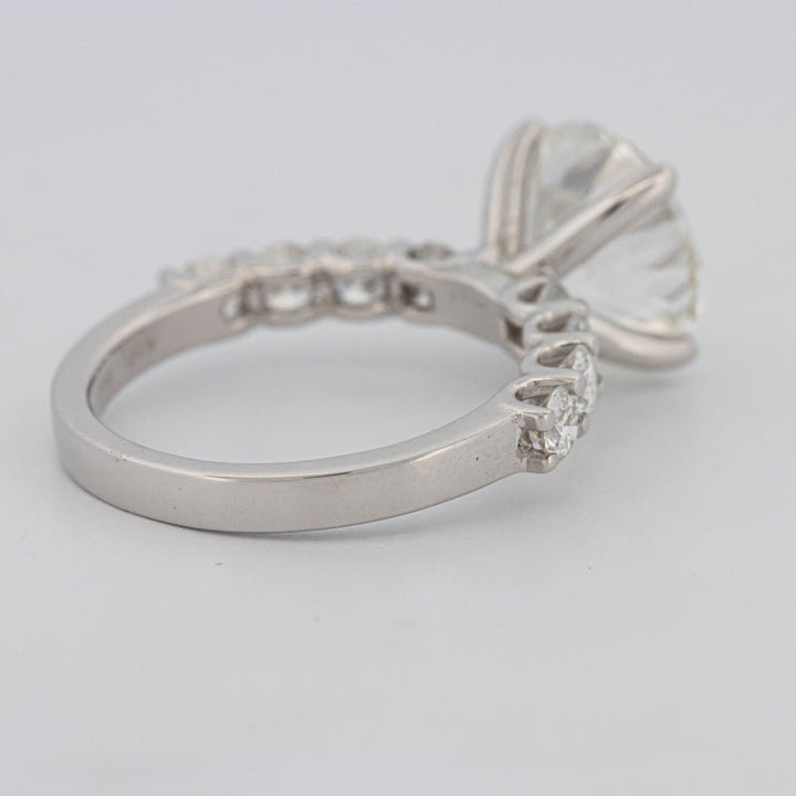 "Eydís" Solitaire Pavé (LG) - ZIZOV DIAMONDS