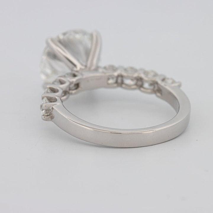 "Eydís" Solitaire Pavé (LG) - ZIZOV DIAMONDS