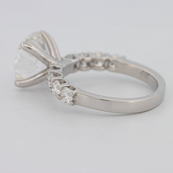 "Eydís" Solitaire Pavé (LG) - ZIZOV DIAMONDS