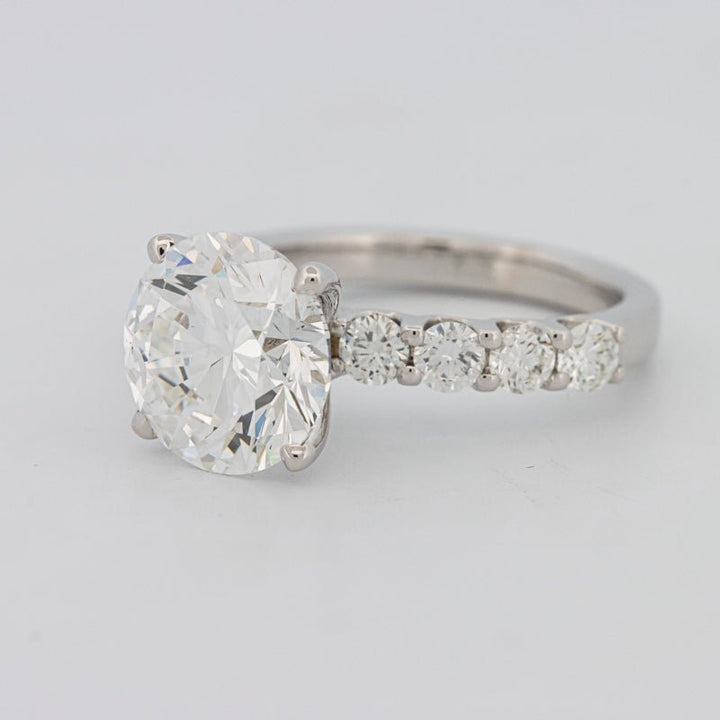 "Eydís" Solitaire Pavé (LG) - ZIZOV DIAMONDS