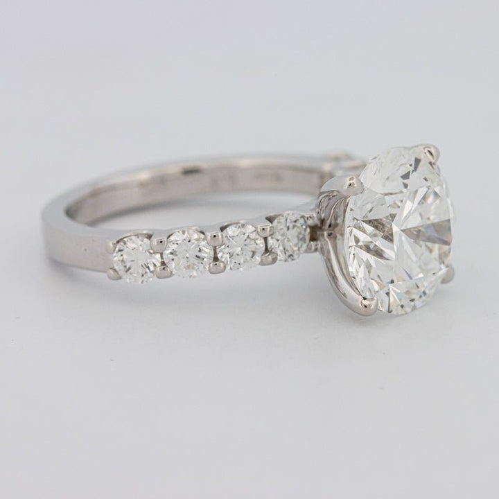 "Eydís" Solitaire Pavé (LG) - ZIZOV DIAMONDS