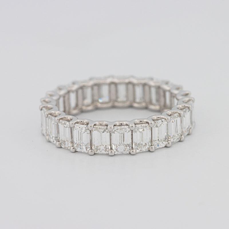 Full Emerald Eternity Band - ZIZOV DIAMONDS