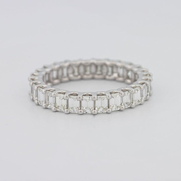 Full Emerald Eternity Band - ZIZOV DIAMONDS