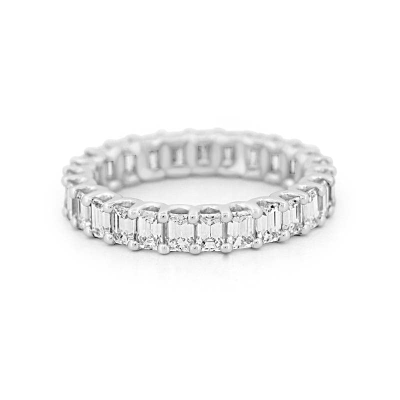Full Emerald Eternity Band - ZIZOV DIAMONDS