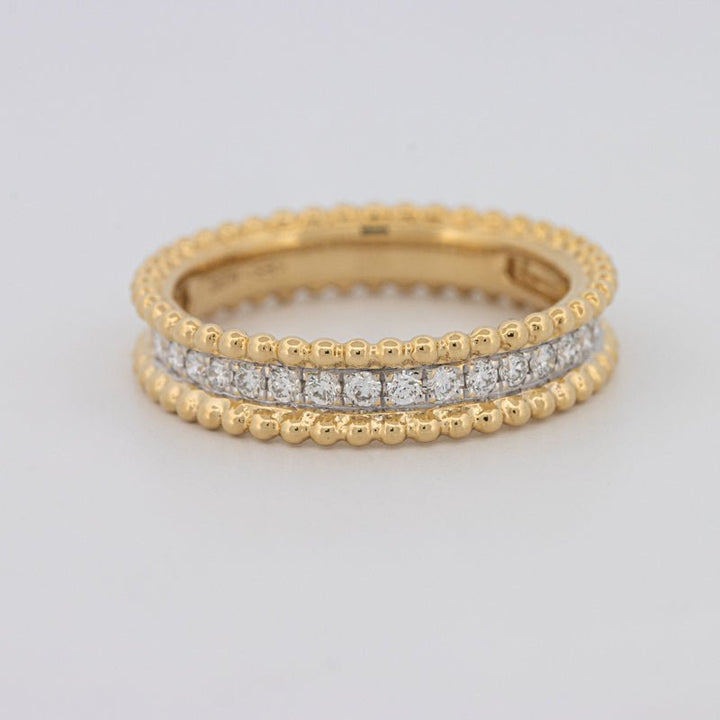 Half Eternity Dot Ring - ZIZOV DIAMONDS