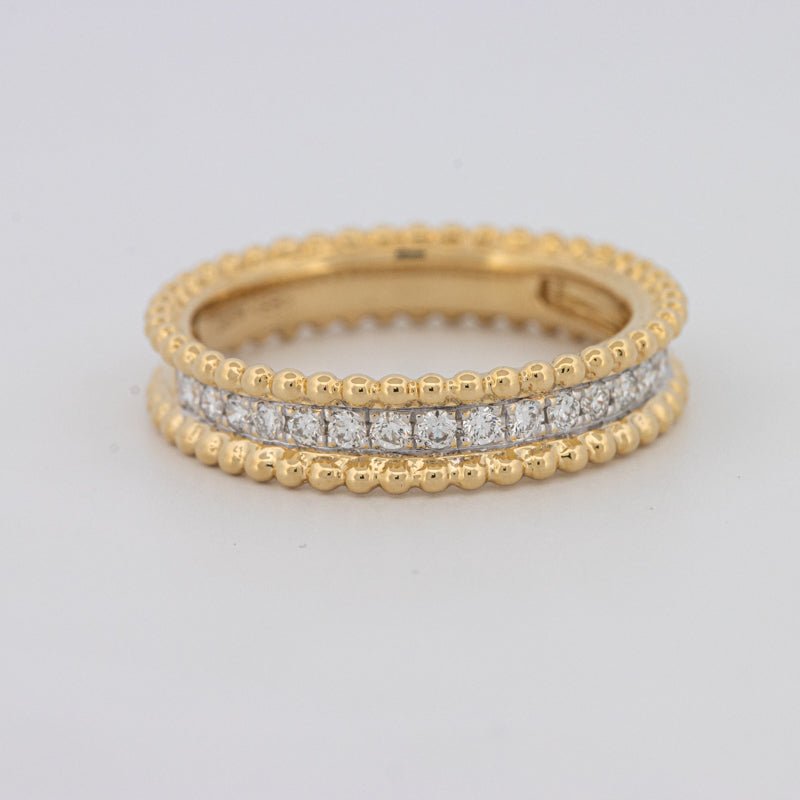 Half Eternity Dot Ring - ZIZOV DIAMONDS