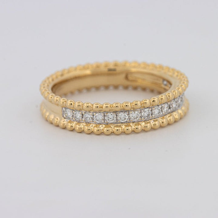 Half Eternity Dot Ring - ZIZOV DIAMONDS